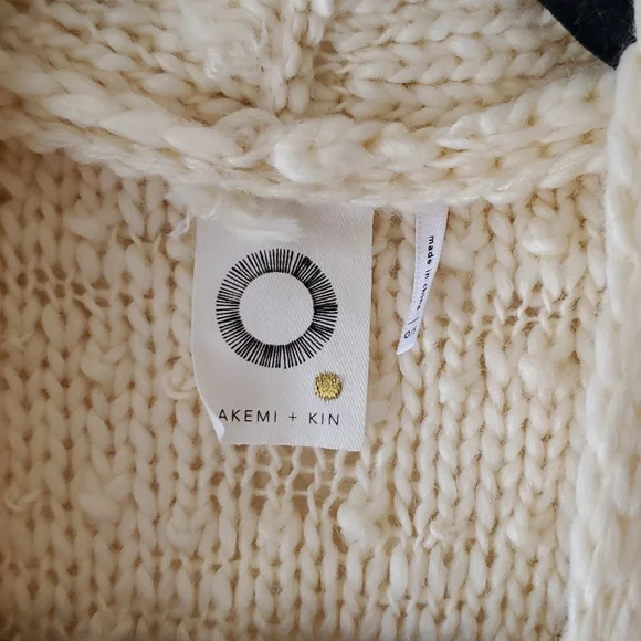 NWT Anthropologie Akemi & Kin loopy knit cardigan one size - Picture 5 of 11